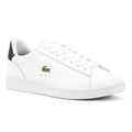 Lacoste Carnaby Baskets Blanches En Cuir Pour Hommes