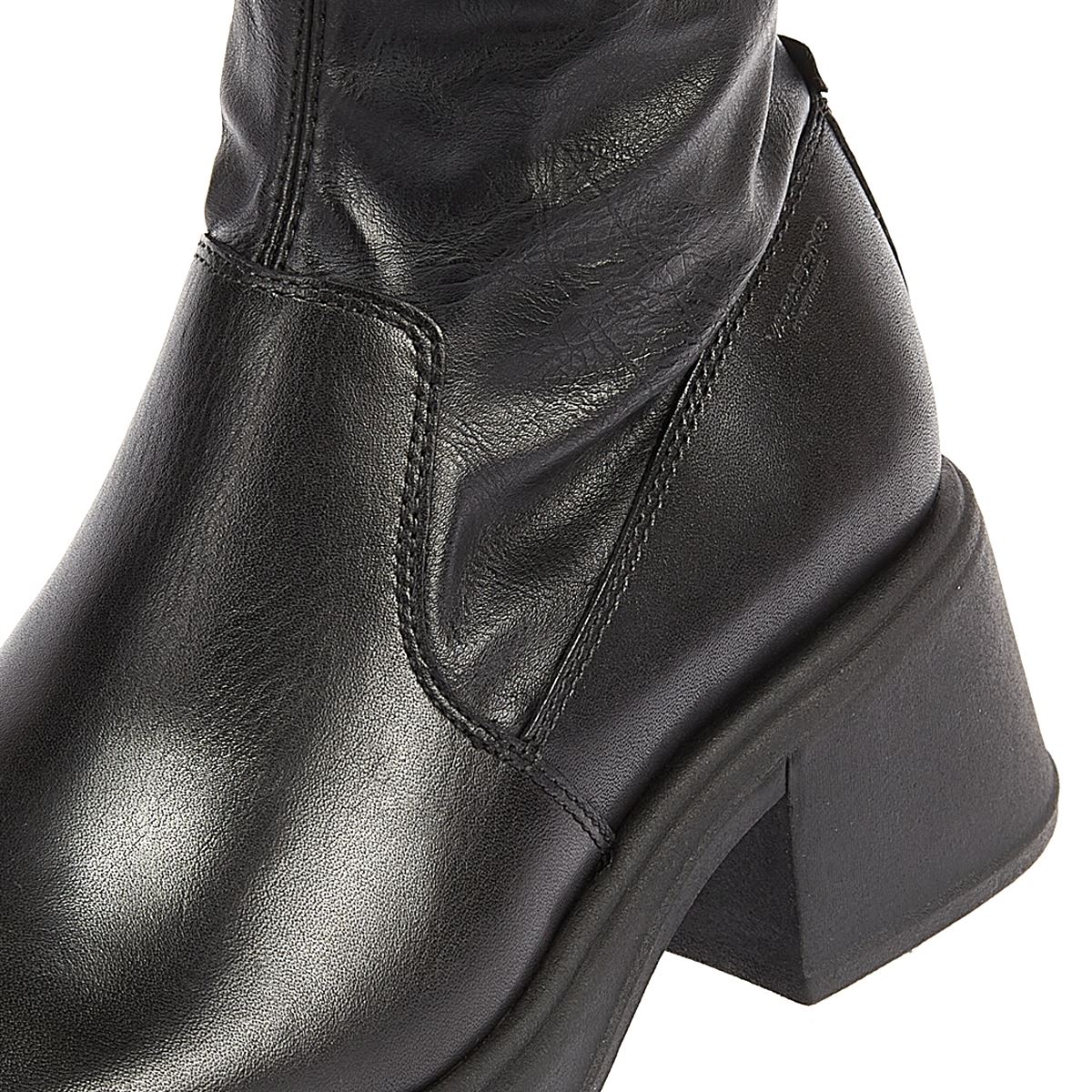 Vagabond Bottes Noires Hautes Extensibles Pour Femmes Dorah