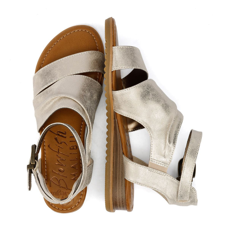 Blowfish Malibu Balana Sandales Dorées Pour Femmes