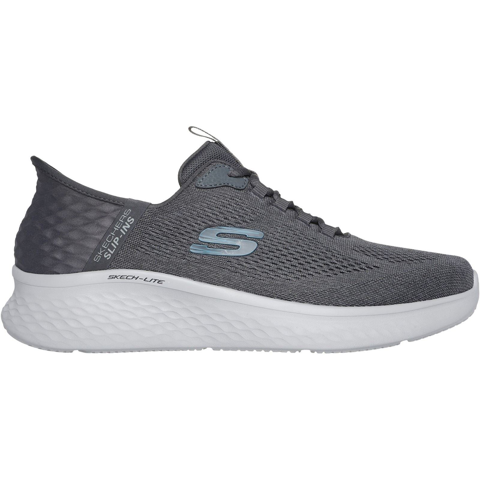 Skechers Skech-Lite Pro Primebase Baskets Pour Hommes En Textile Gris/Bleu