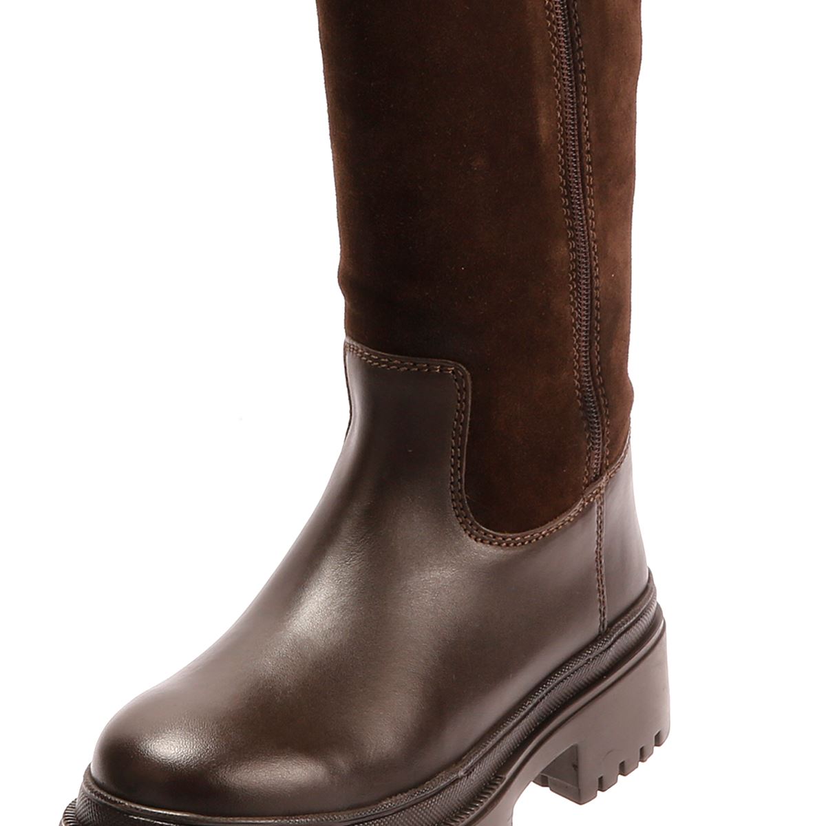 Osprey London The Bramble Tall Bottes En Cuir Pour Femmes Marron