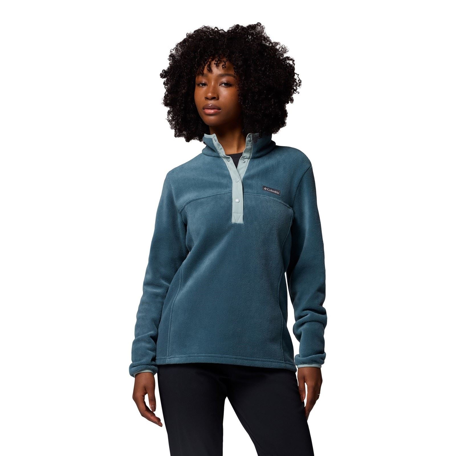 Columbia Benton Springs 1/2 Snap Pull Over II Pull-Over Bleu En Polyester Pour Femmes