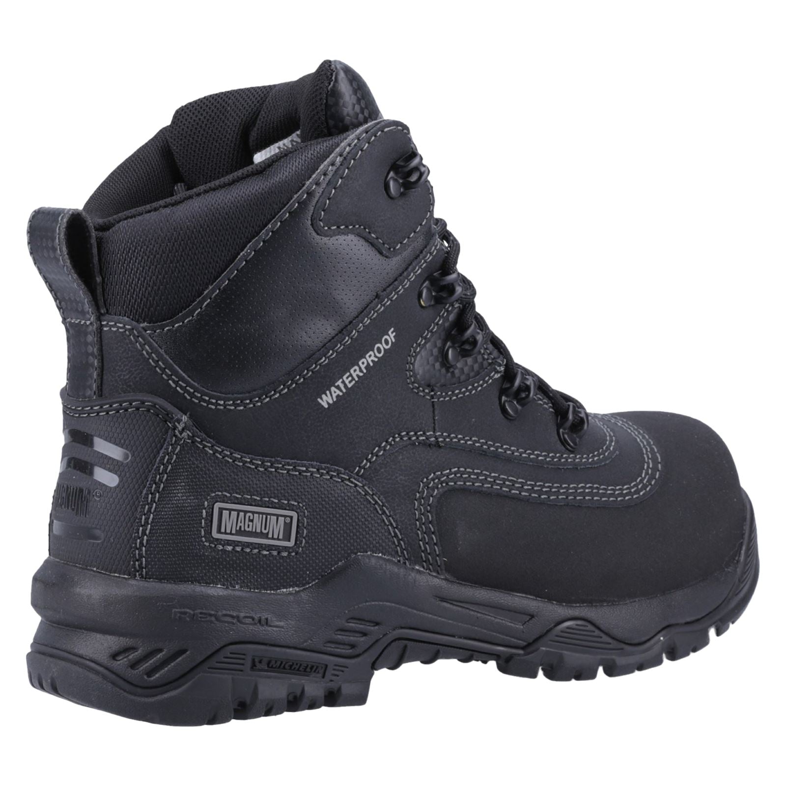 Magnum Bottes De Sécurité Synthétiques Noires Broadside 6.0 Wp