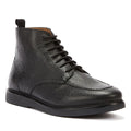 H By Hudson Carlo Leather Men's Black Boot