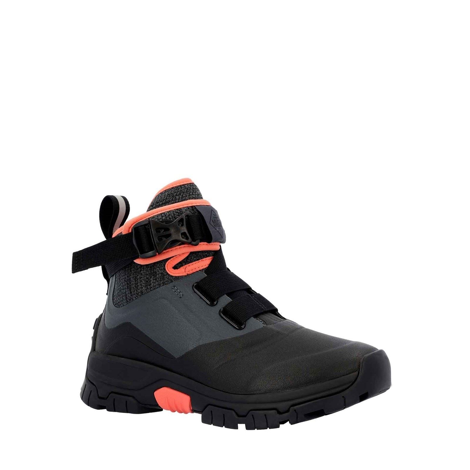 Muck Boots Apex Pac Bottes De Pluie En Caoutchouc Noir/Sombre Shadow En Français.