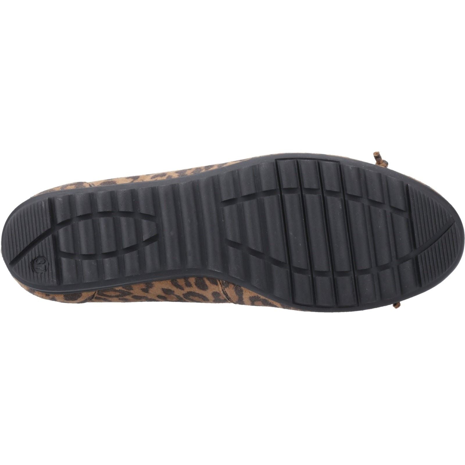 Hush Puppies Lucille Chaussures Plates Léopard Pour Femmes En Cuir