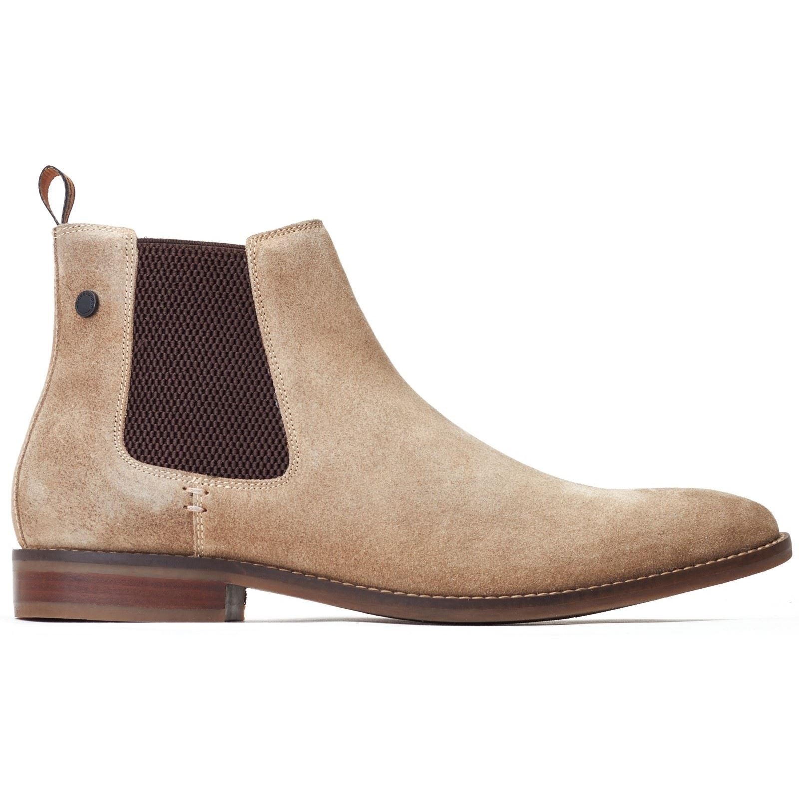 Base London Virgil Bottes De Sable Pour Hommes En Cuir