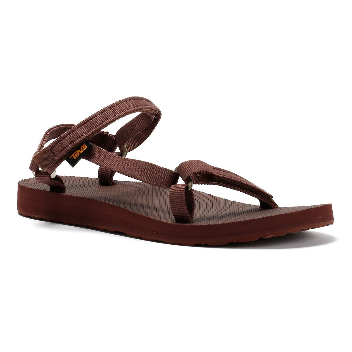 Teva Original Universal Slim Sandales Rouges Pour Femmes