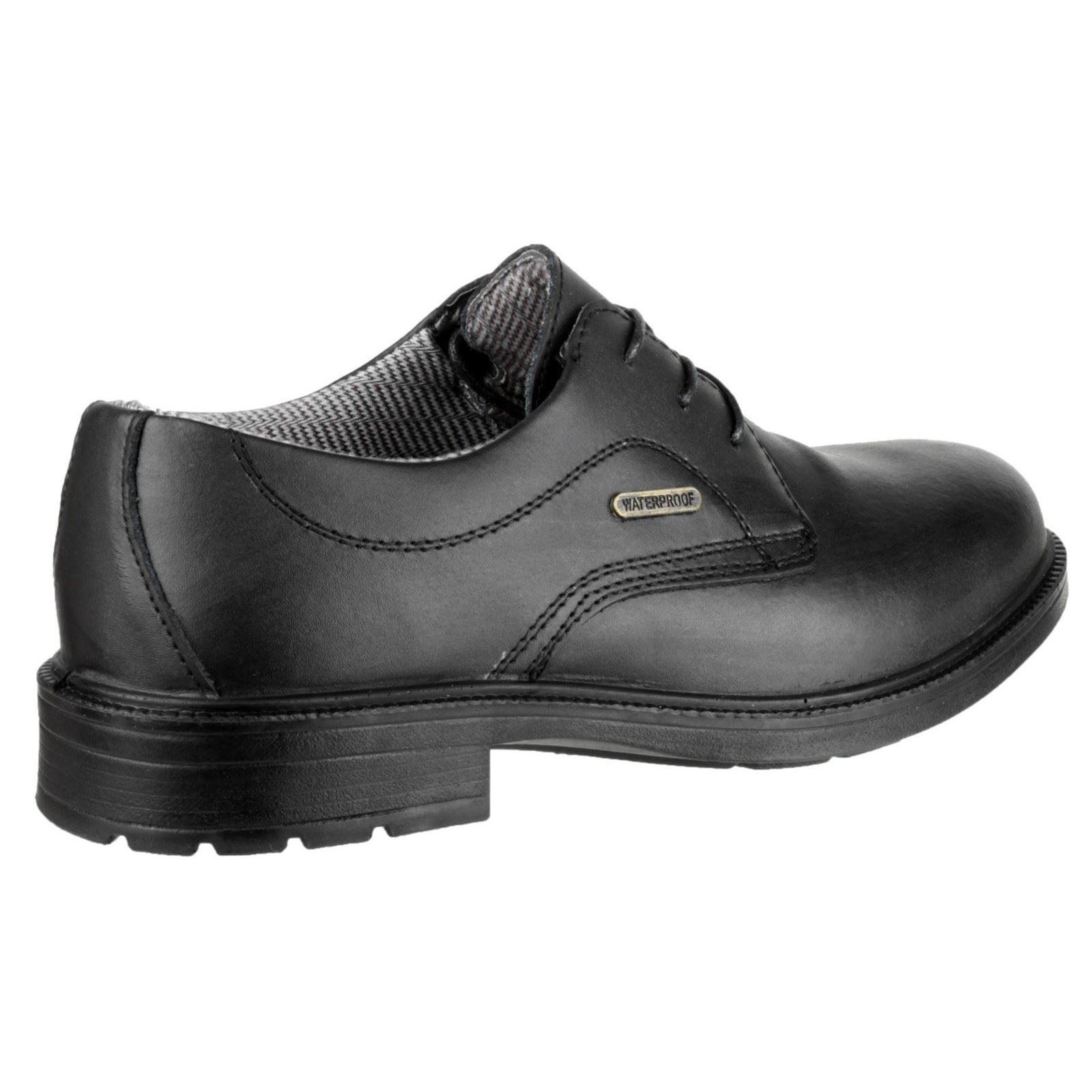 Amblers Safety Chaussures De Sécurité En Cuir Noir Fs62