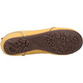 Hush Puppies Janessa Flats Jaunes En Cuir Pour Femmes