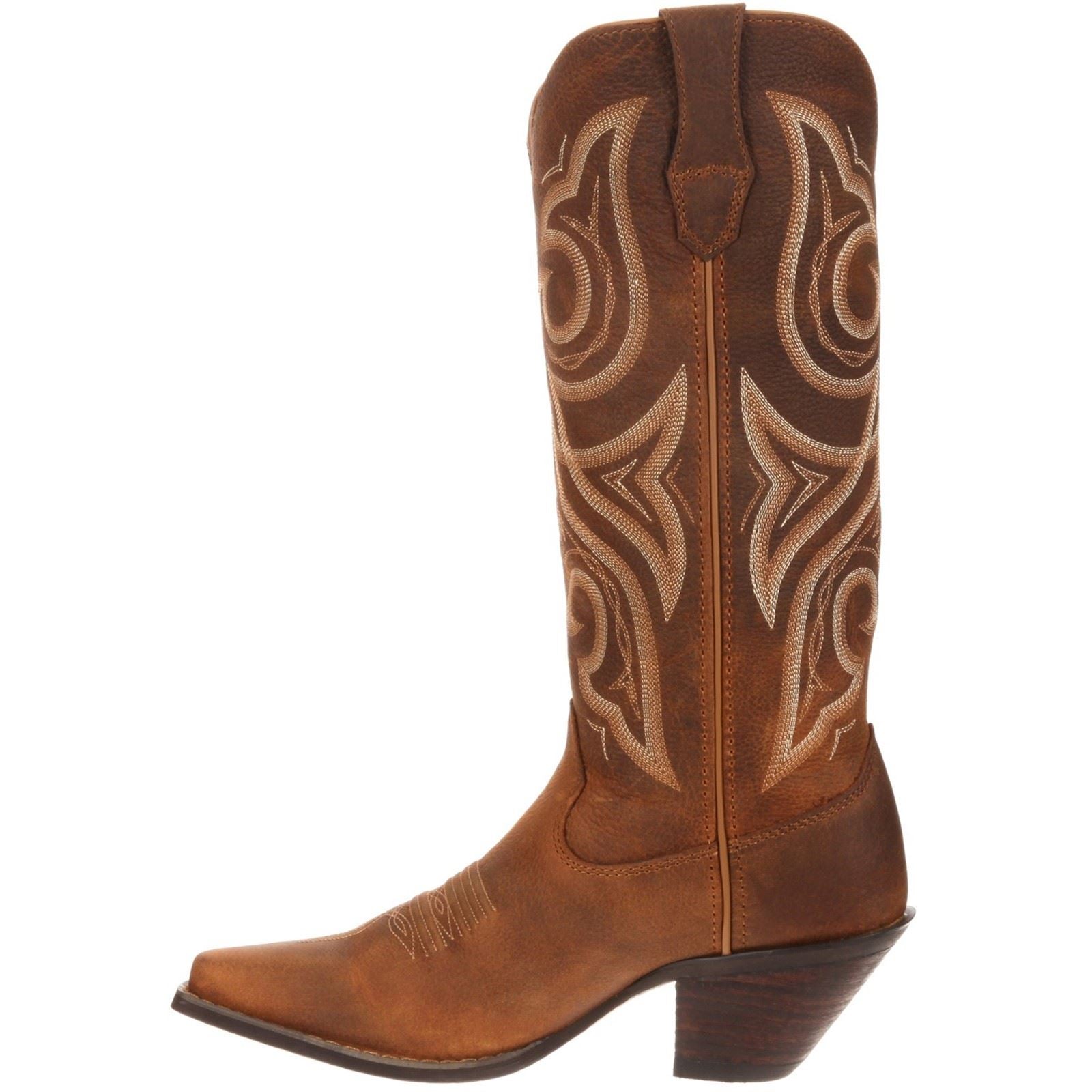 Durango Crush Bottes En Cuir Vieilli Cognac Pour Femme