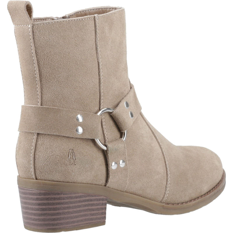 Hush Puppies Iria Bottes À Talons Taupe Pour Femme En Suède