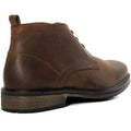 Dune Charleys Bottes En Cuir Marron Pour Hommes