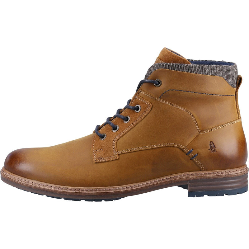 Hush Puppies Joel Bottes Pour Hommes En Cuir Couleur Chameau
