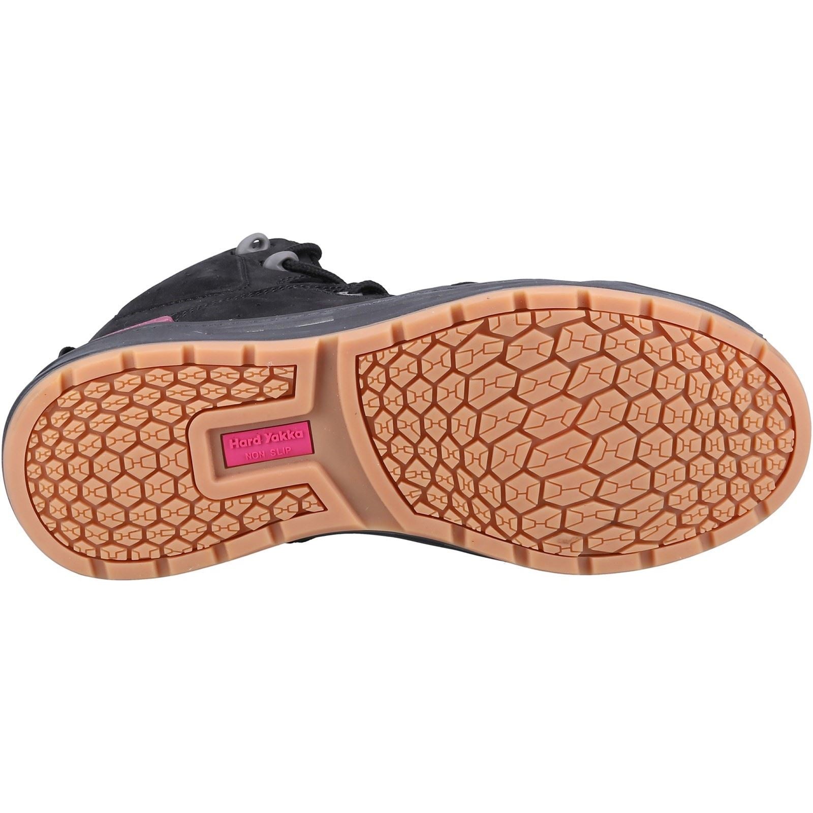 Hard Yakka Bottes De Sécurité En Cuir À Lacets Noires Pour Femmes 3056