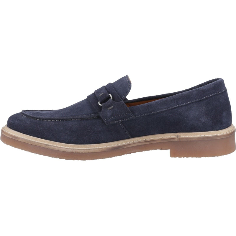 Hush Puppies Gryffin Chaussures Bateau En Cuir Pour Homme Couleur Marine