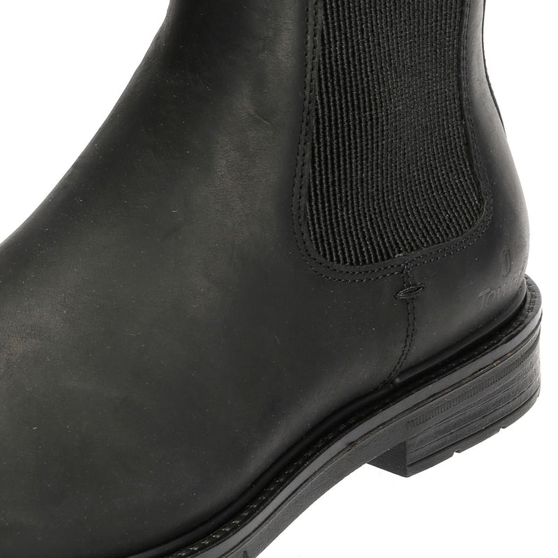 Tower London Harbour Bottes Noires En Cuir Pour Hommes