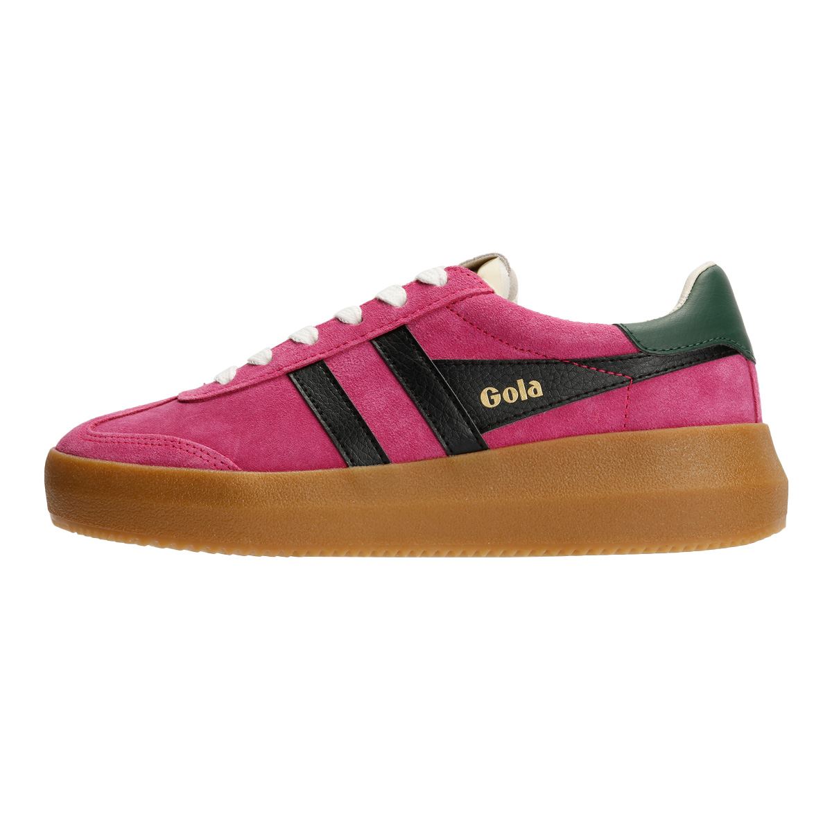 Gola Athena Baskets Roses Pour Femmes Suede
