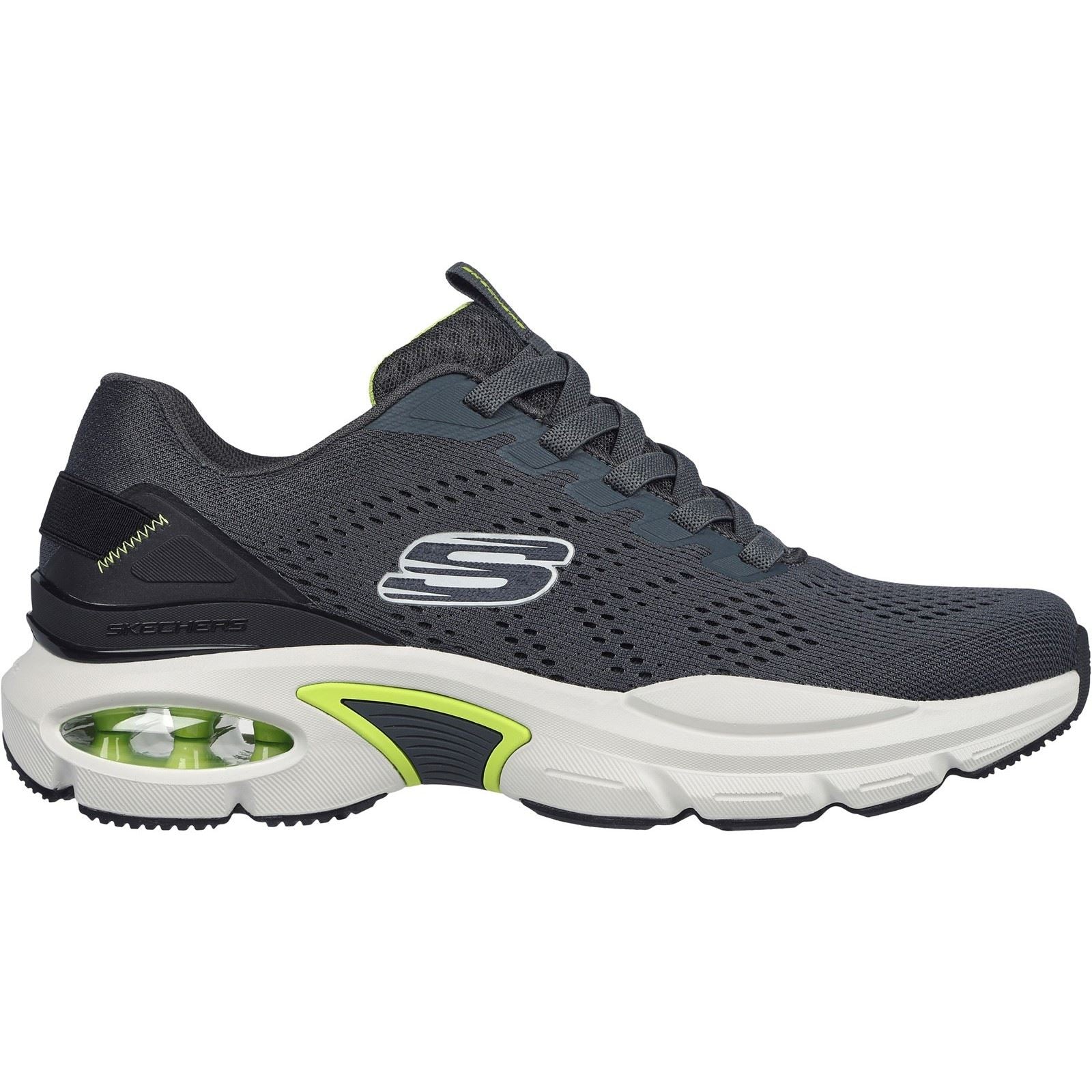 Skechers Skech-Air Ventura Baskets Pour Homme En Textile Anthracite/Lime