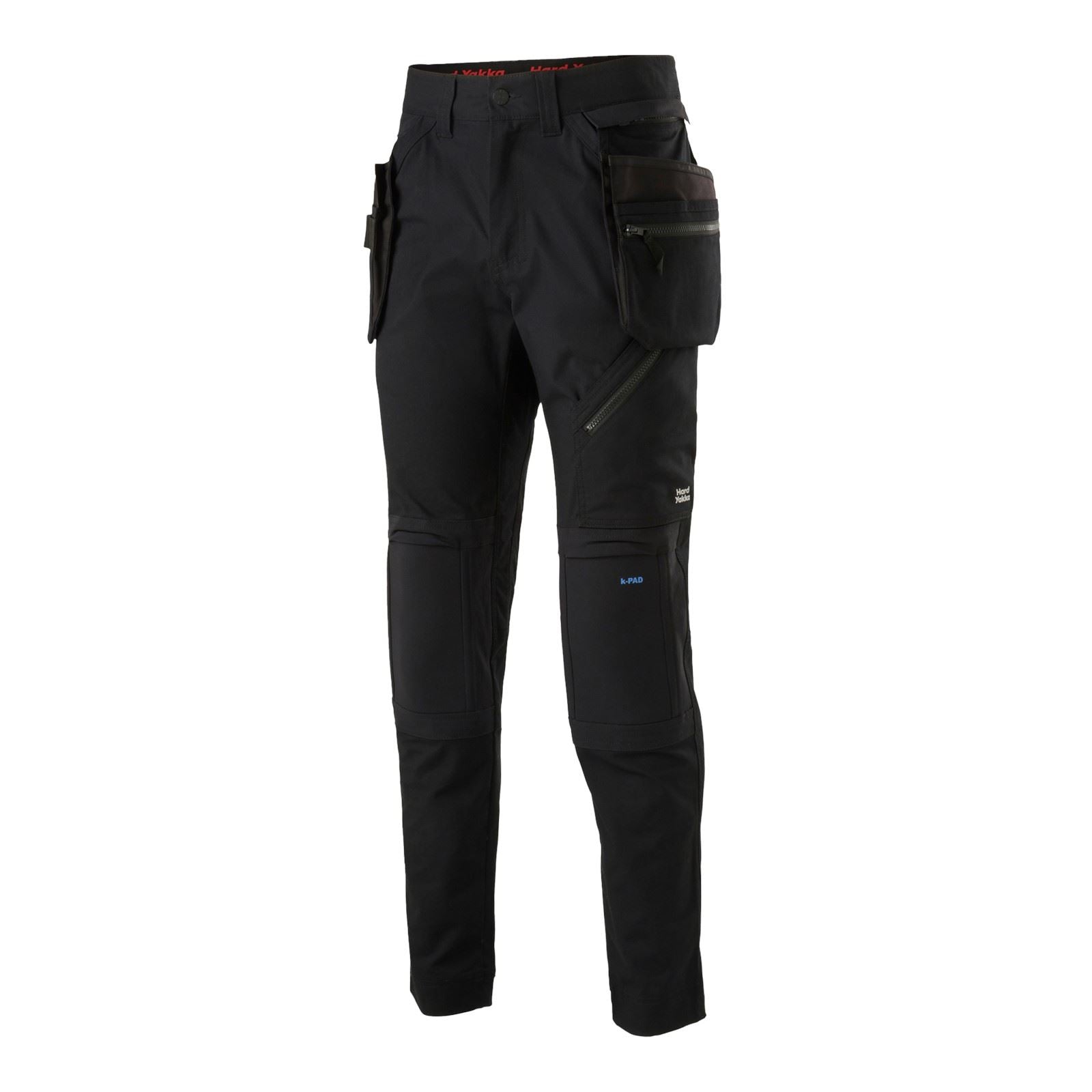 Hard Yakka Xtreme 2.0 Pantalons Noirs En Coton Pour Hommes - Extérieur