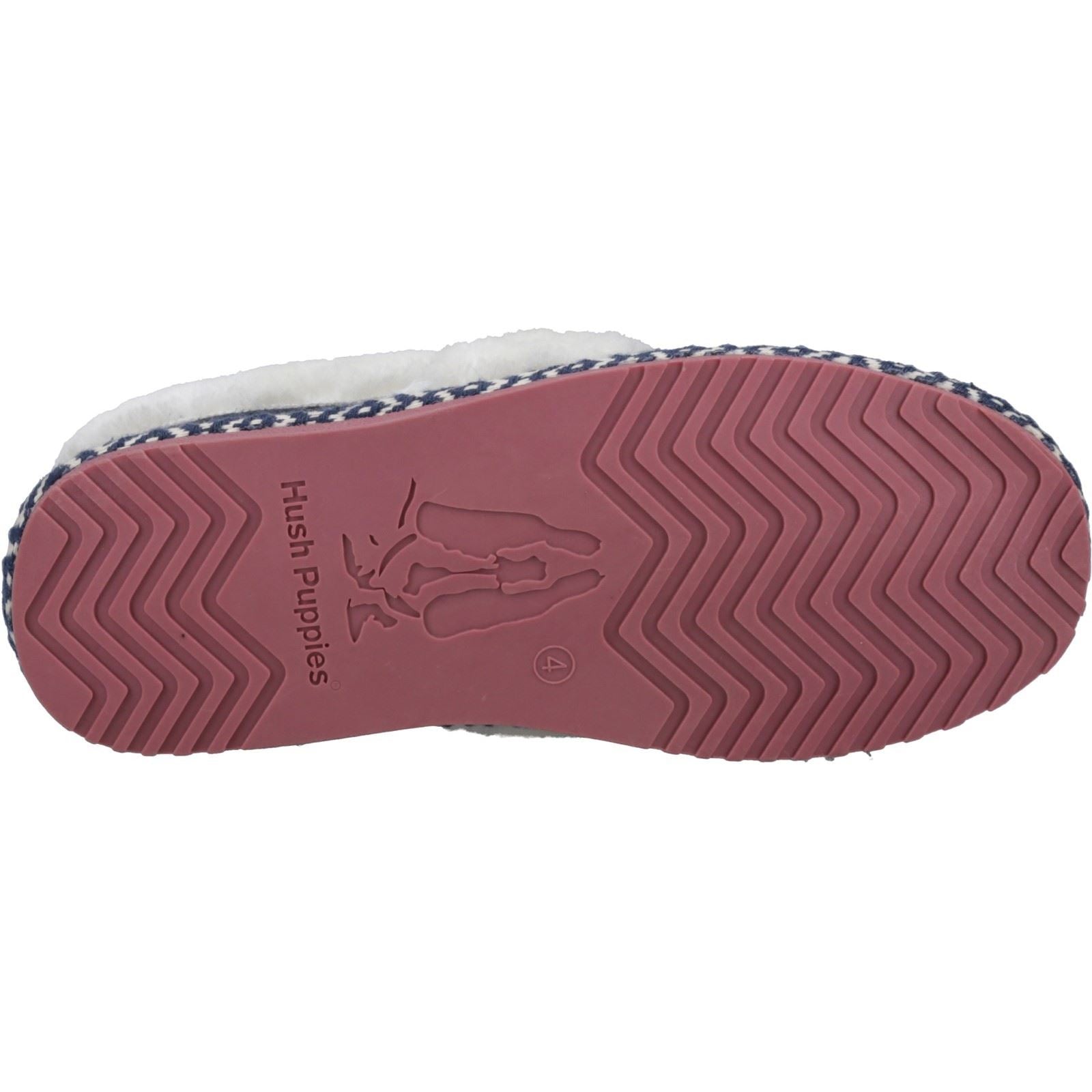 Hush Puppies Ariel Chaussons En Suede Pour Femmes Marine