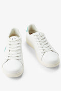 Fred Perry Tennis Cupsole Baskets Blanches En Cuir Pour Hommes