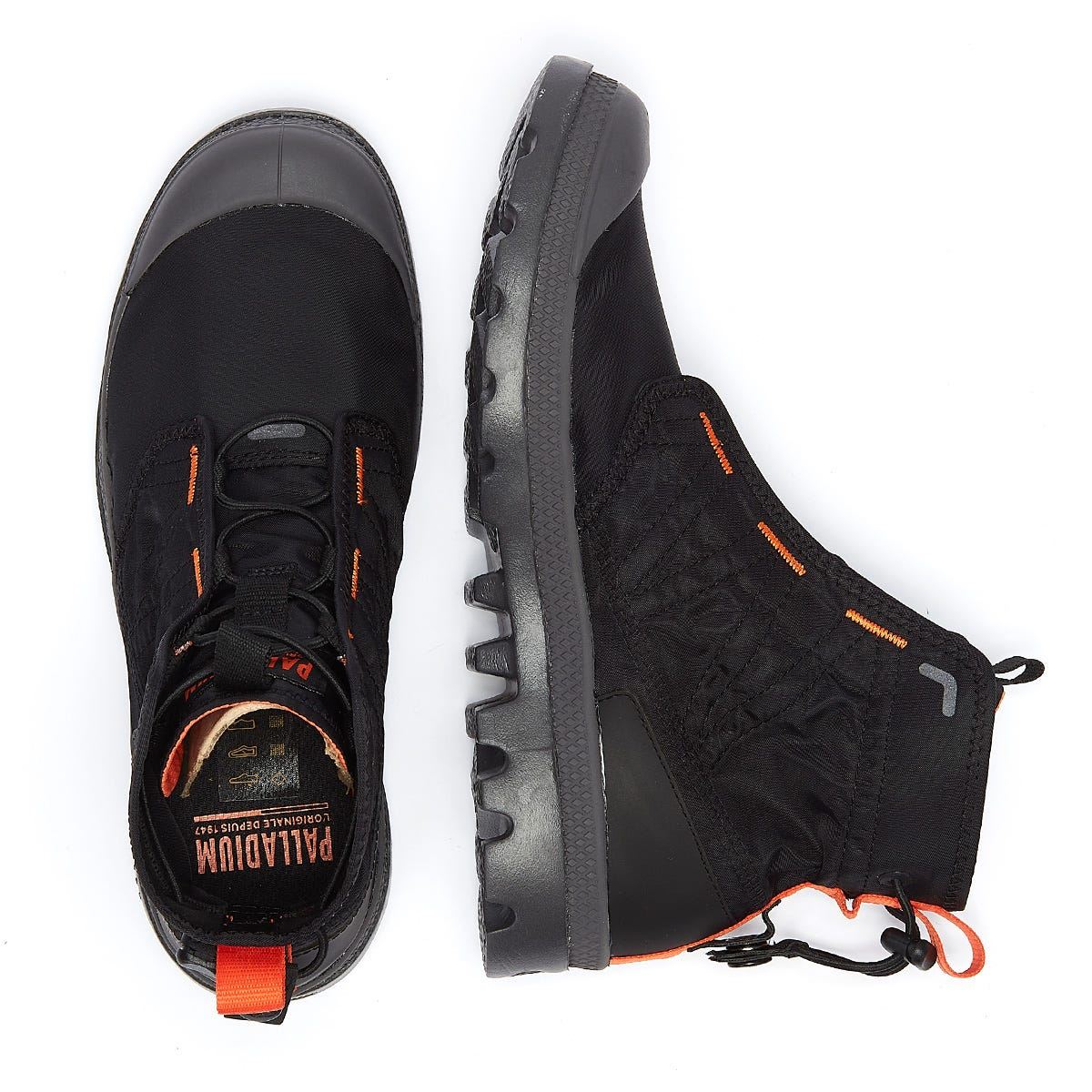 Palladium Pampa Travel Lite Bottes noires pour hommes