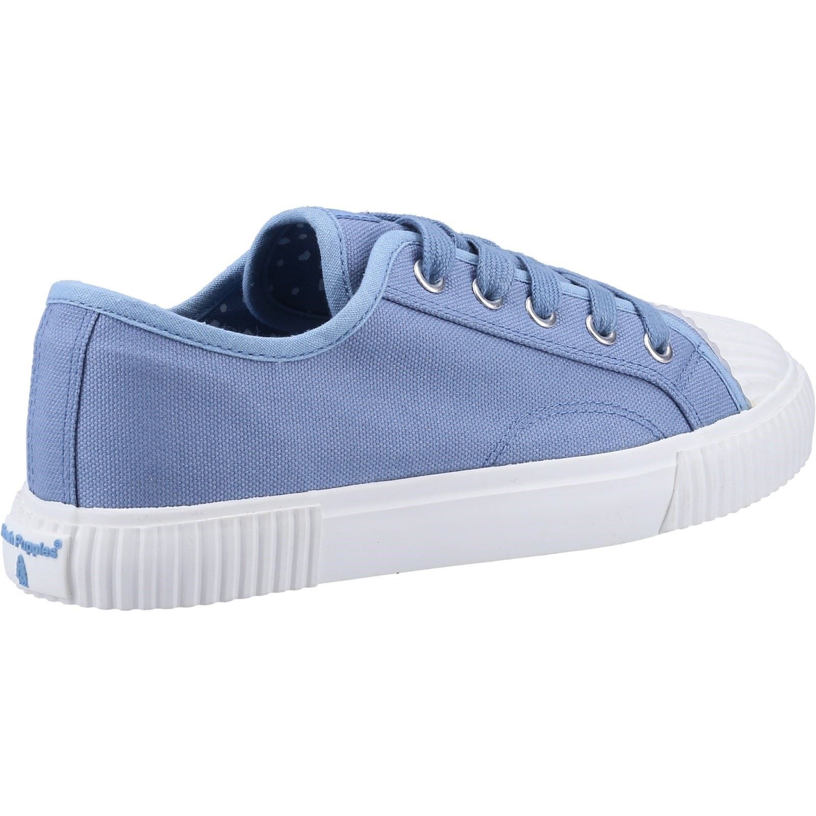 Hush Puppies Brooke Baskets En Tissu Bleu Pour Femme.