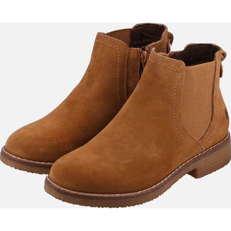 Hush Puppies Maddy Bottes En Daim Pour Femme En Couleur Beige