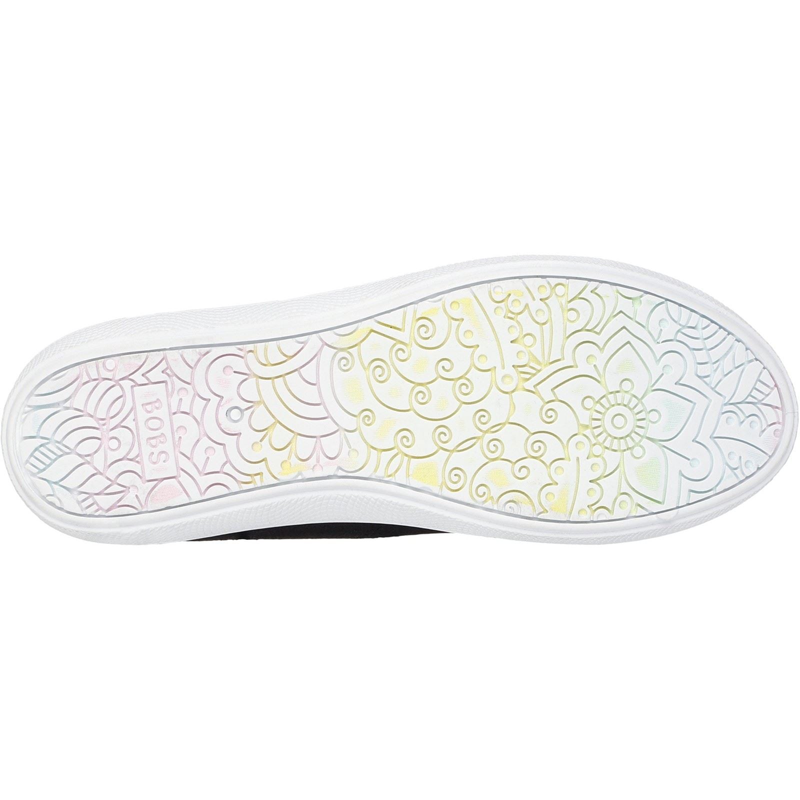 Skechers BOBS B Cute Baskets Noires Pour Femmes En Coton