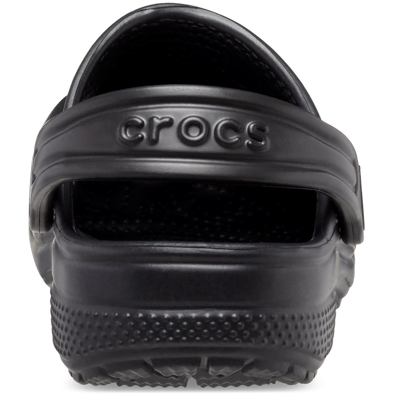 Crocs Kids' Classic Mocassins Noirs En Thermoplastique
