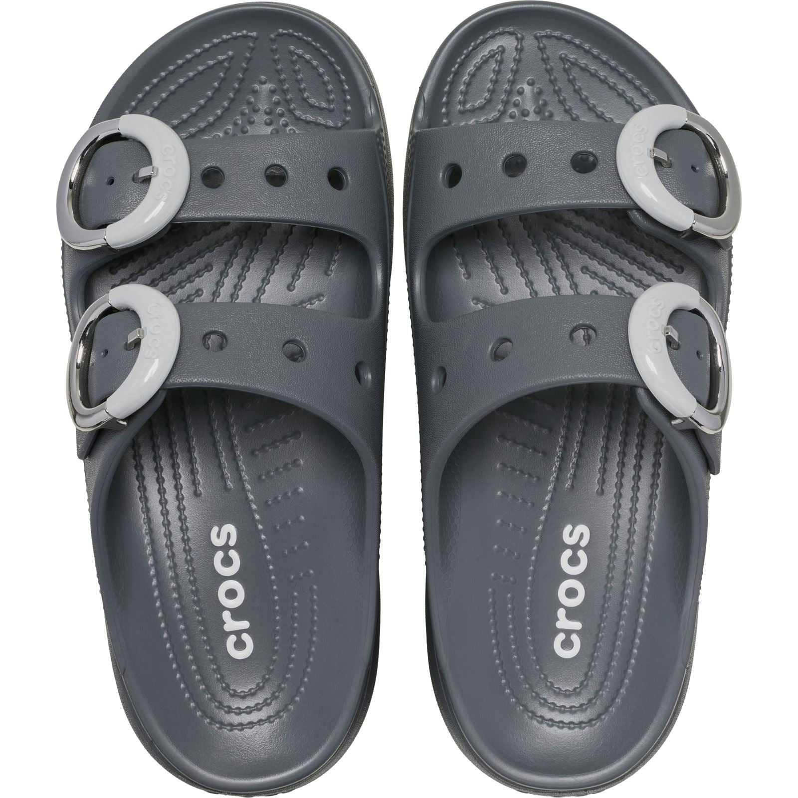 Crocs Saturday Platform Buckle Sandales En Carbone Pour Femmes Eva