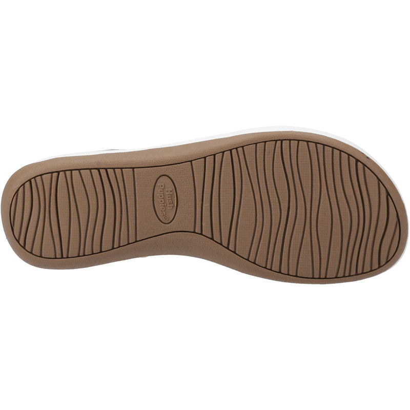 Hush Puppies Susanna Sandales Pour Femmes En Cuir Taupe