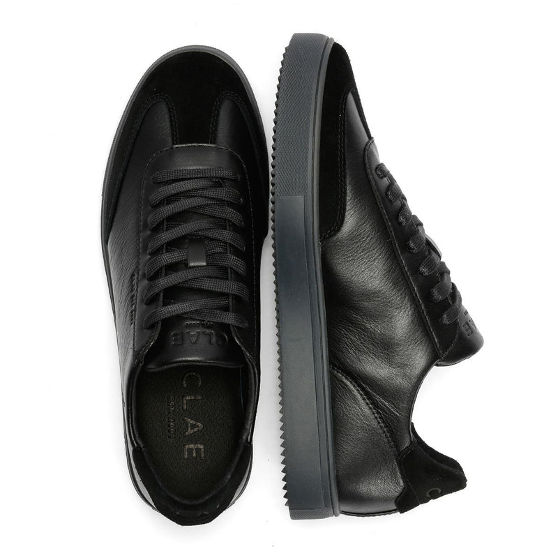 Clae Deane Baskets En Cuir Noir Pour Hommes