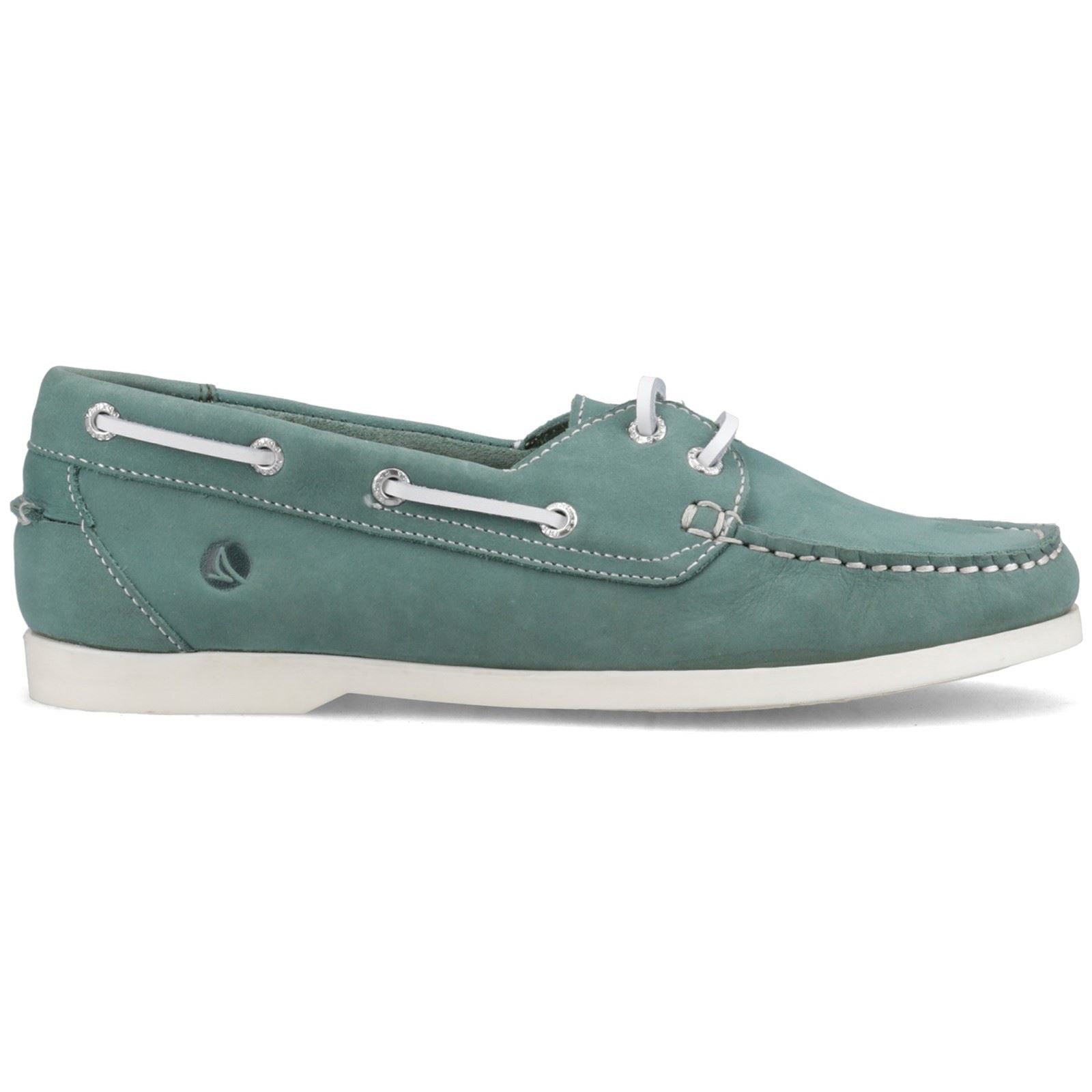Sperry Balboa 2 Eye Boat Bateaux En Nubuck Verts Pour Femmes
