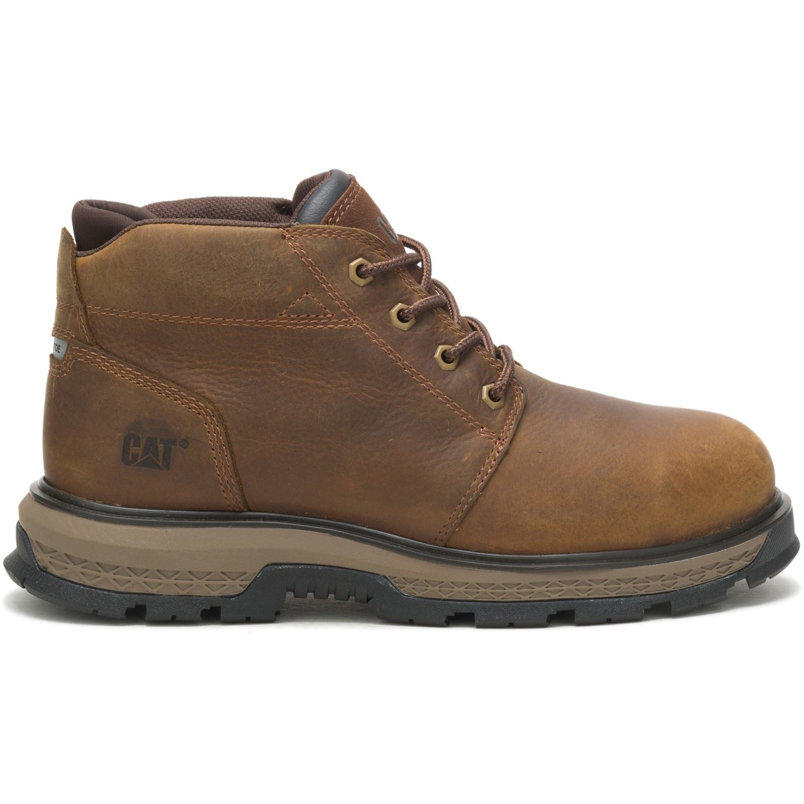 Caterpillar Bottes De Sécurité En Cuir Pyramidal De 4,5" Exposition