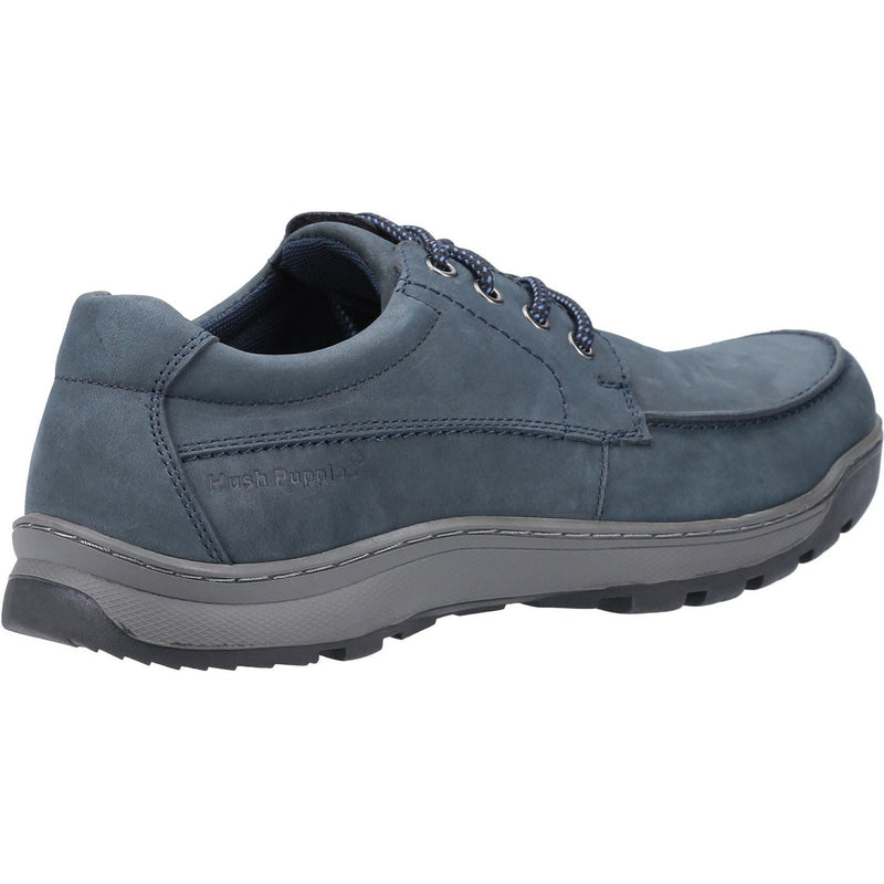Hush Puppies Tucker Chaussures En Daim Bleu Marine À Lacets Pour Hommes