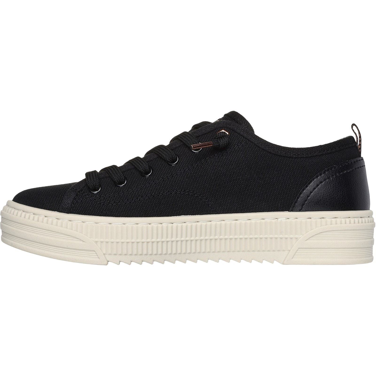 Skechers BOBS Copa Sneakers Noires Pour Femmes En Textile