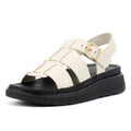FitFlop GEN-FF Fisherman Sandales Beige Pour Femmes En Cuir