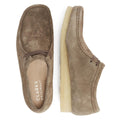 Clarks Chaussures À Lacets Grises En Daim Wallabee Originals Pour Hommes