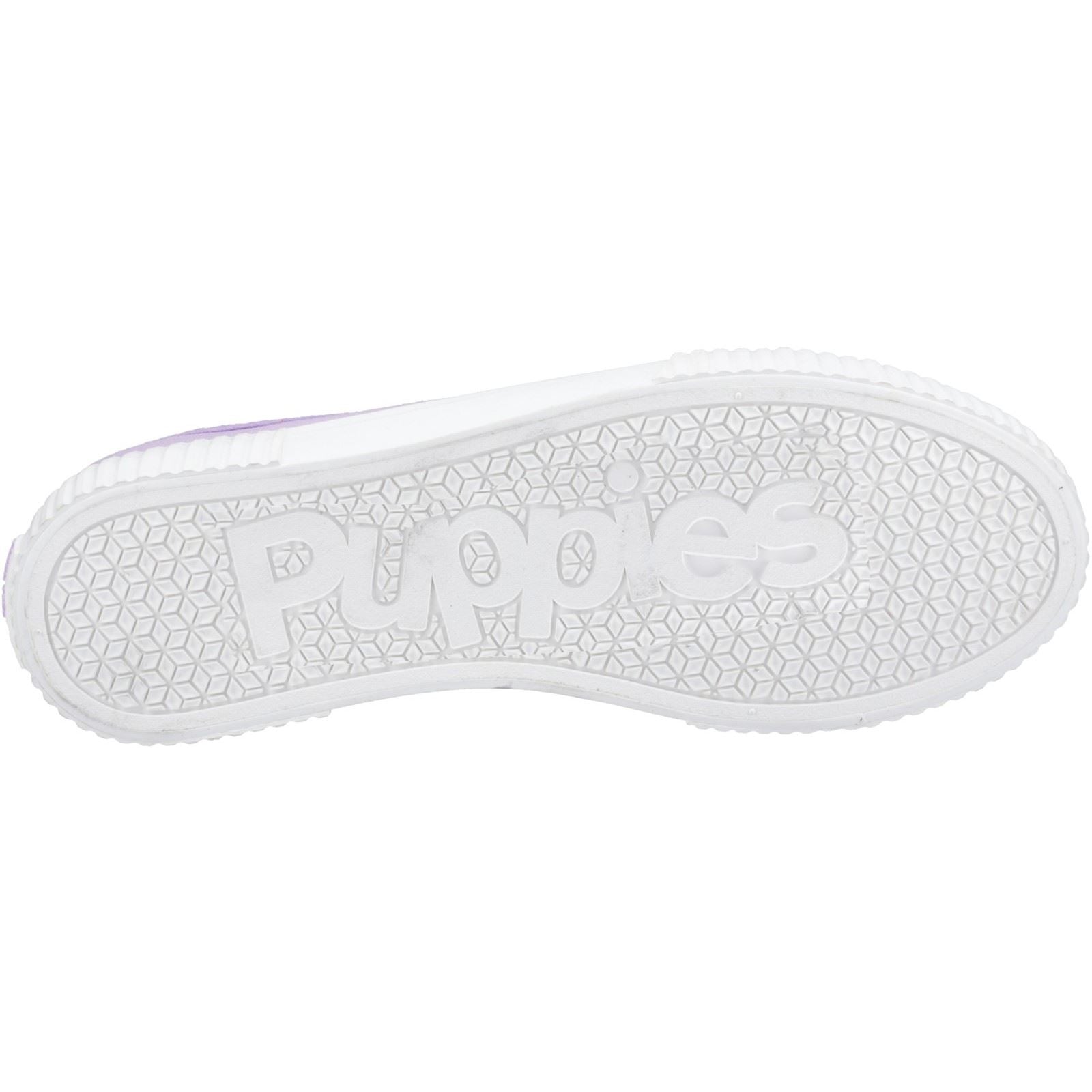 Hush Puppies Freya Canvas Chaussures De Sport Lilas Pour Femmes En Textile
