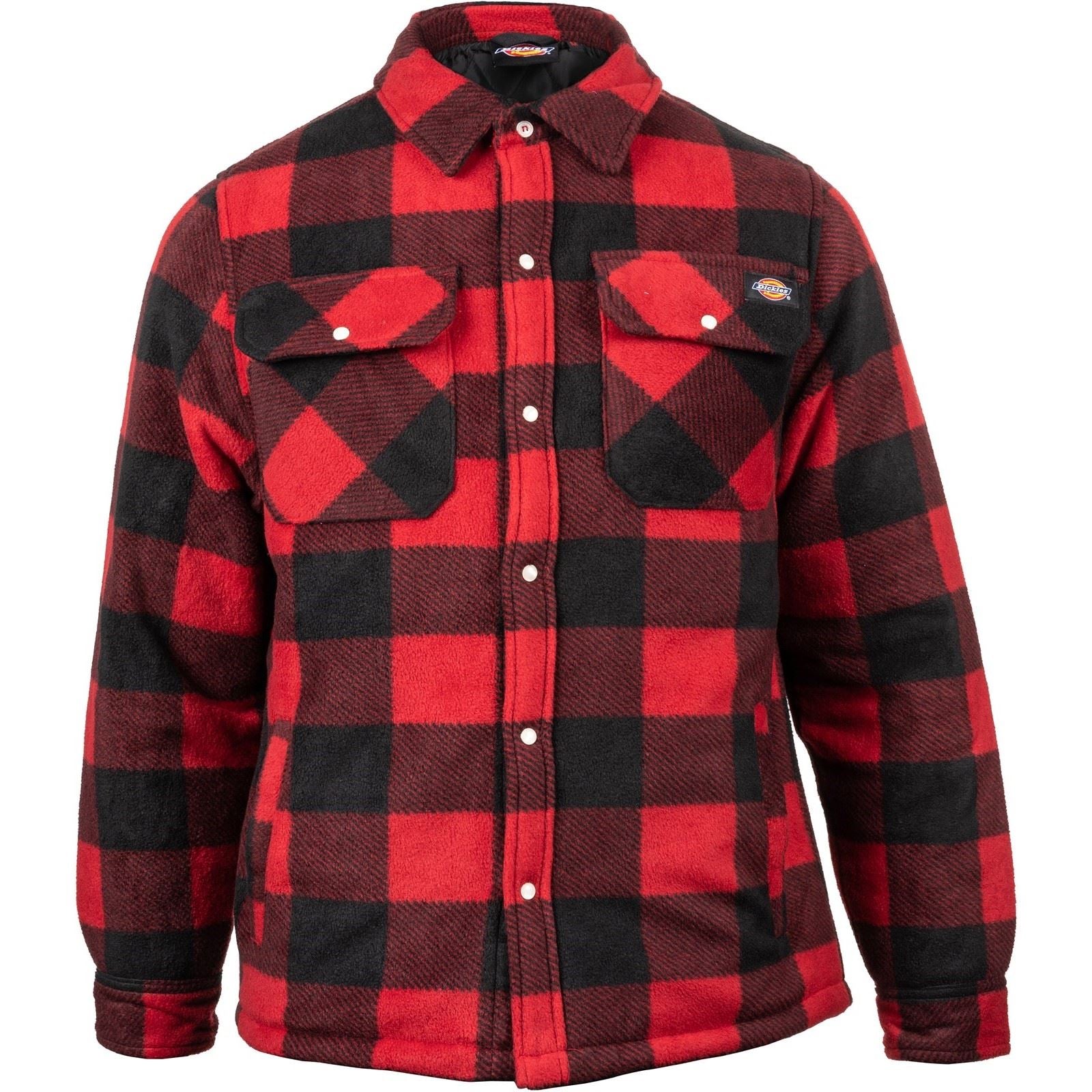 Dickies Portland Chemise Décontractée Rouge En Polyester Pour Homme
