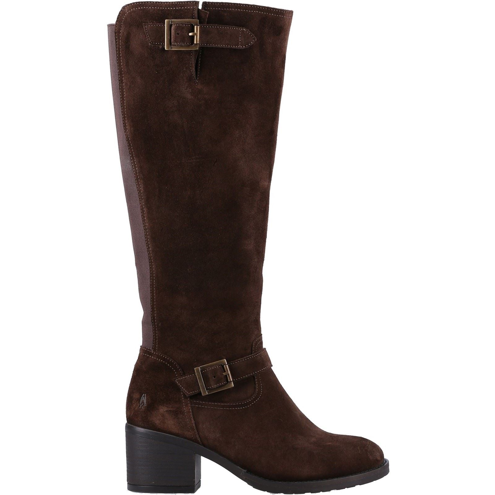 Hush Puppies Heidi Bottes En Daim Marron Pour Femmes