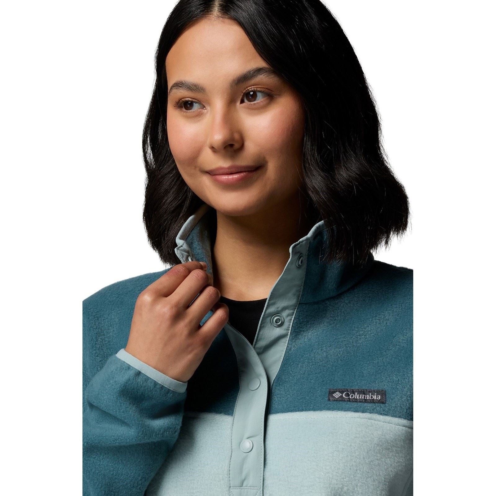 Columbia Benton Springs 1/2 Snap Pull Over II Pull-Over Bleu En Polyester Pour Femmes