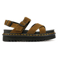 Dr. Martens Voss II Bronx Sandales Vertes Pour Femmes En Suède