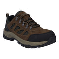 Hi-Tec Bandera Expedition Low Chaussures De Randonnée Pour Homme En Cuir Brun Fumé/kaki