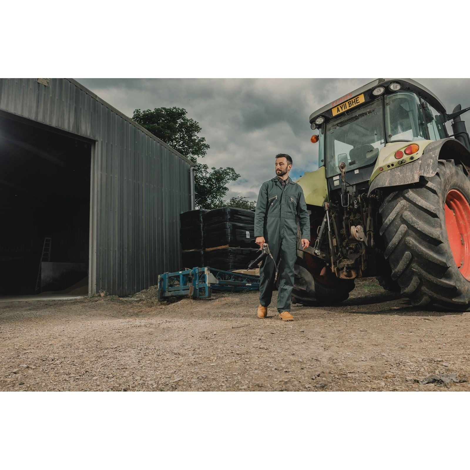 Dickies Everyday Combinaison De Travail Verte En Polyester
