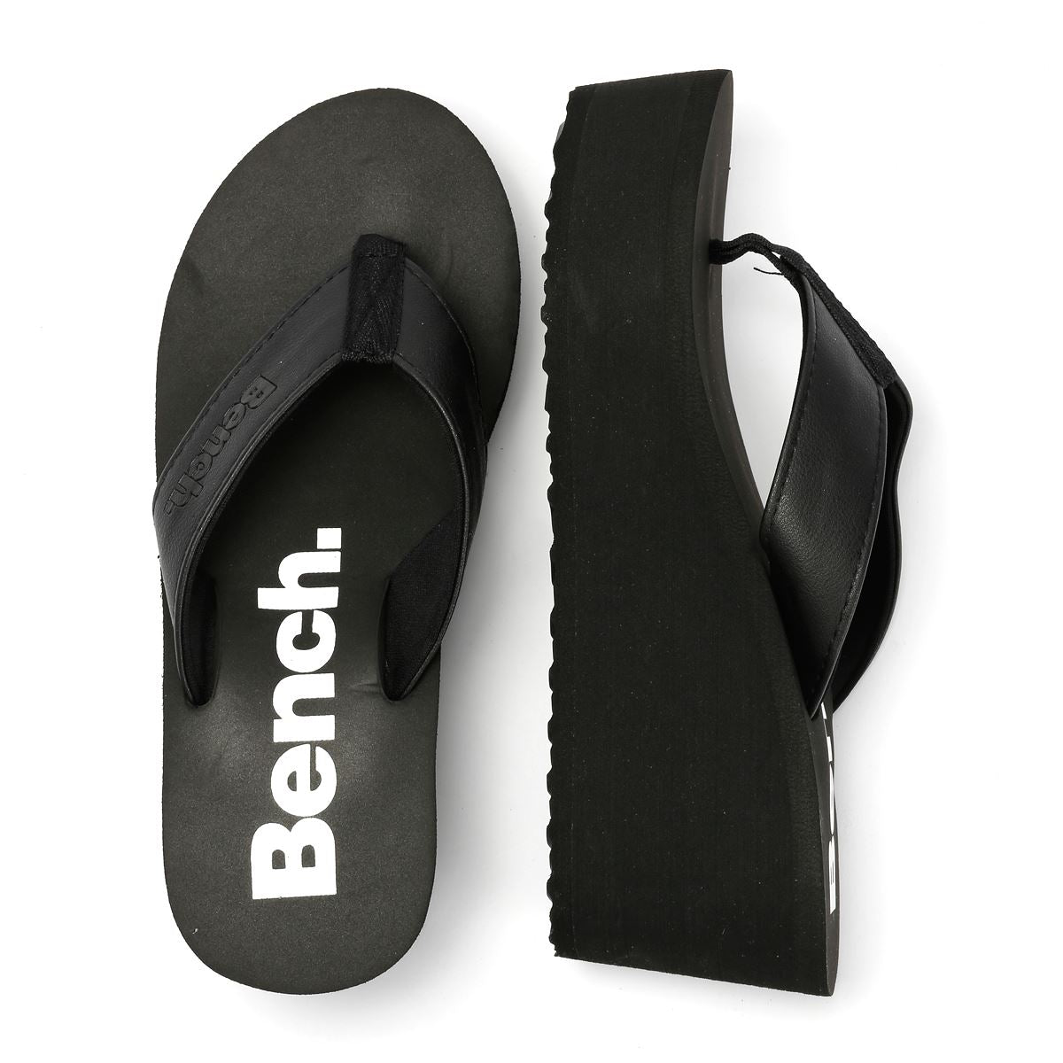 Bench Vacay Sandales Érivées Noires Pour Femmes