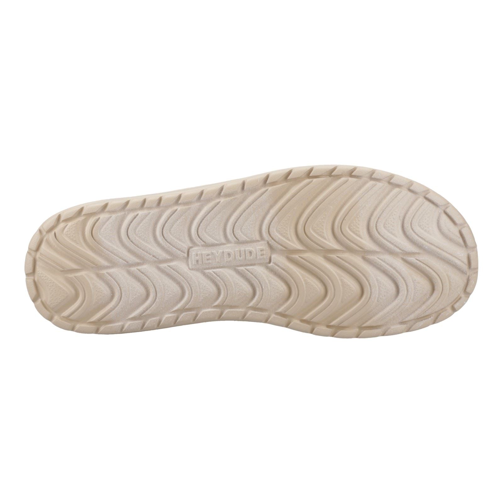 HEYDUDE Mikka Jute Chaussures Mocassins Pour Hommes En Lin Noir/Crème Irlandaise
