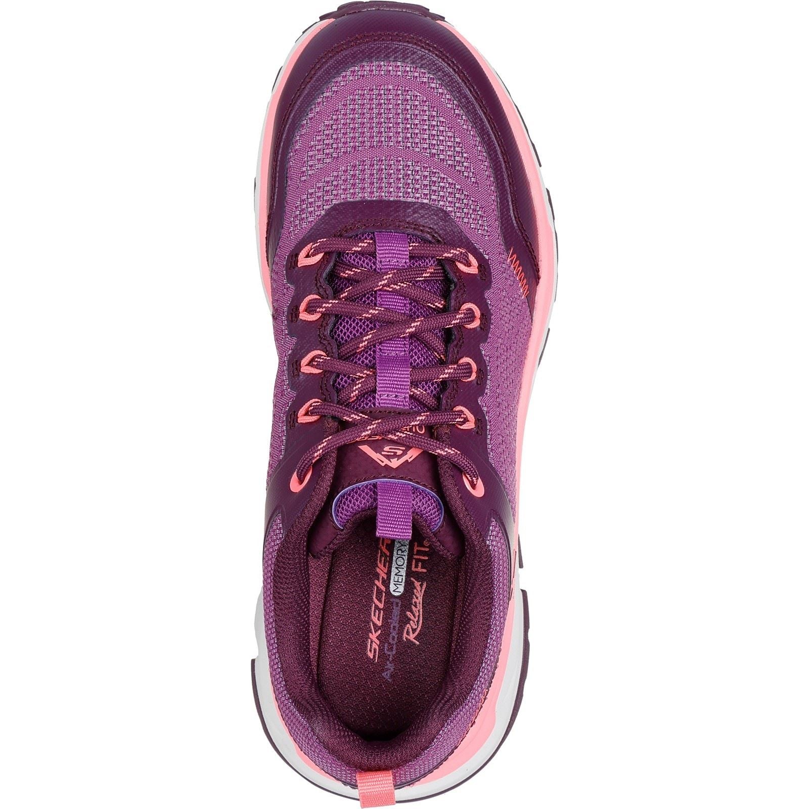 Skechers D'Lux Journey Marigold Bottes De Randonnée Synthétiques Pour Femmes En Framboise